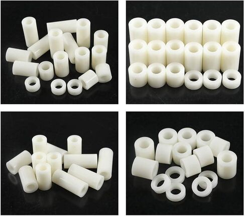 100 قطعة 10 أحجام ABS البلاستيك الفواصل المستديرة مجموعة متنوعة لمسامير M3 OD 7 مللي متر ID 3.2 مللي متر ، الطول 2 مللي متر 4 مللي متر 6 مللي متر 8 مللي متر 10 مللي متر 12 مللي متر 14 مللي متر 16 مللي متر 18 مللي متر 20 مللي متر in Kuwait