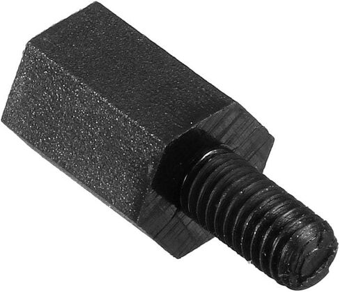 uxcell M3x6mm+6mm Male-Female Hex Nylon PCB Motherboard Spacer Standoff for FPV Drone Quadcopter, Computer & Circuit Board Black 100pcs in Saudi Arabia