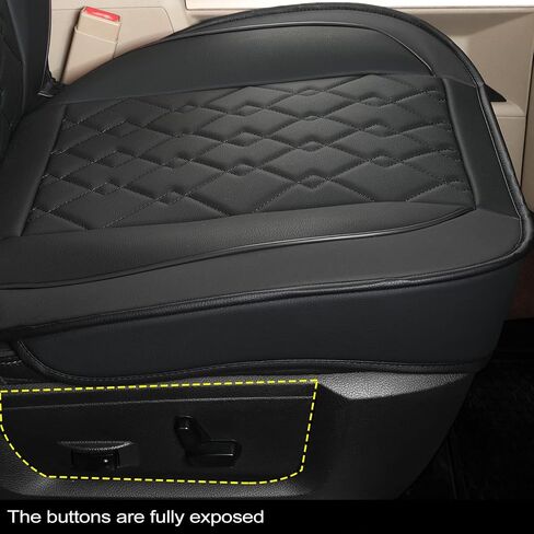 LUCKYMAN CLUB D01-ZGJ Ram Seat Covers, Fit for 2011-2024 Ram 1500 2500 3500 1500 Classic Crew Quad Regular Cab(Front Pair - Large Front, Black 2 pcs) in Saudi Arabia