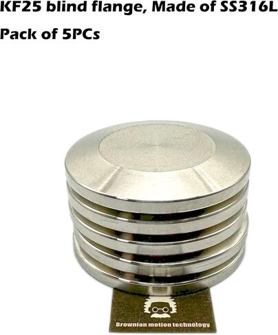 KF25 NW25 ISO-KF25 Flange Cap Flange Blind Flange Blank (Pack of 5 PCs, 316L) in Saudi Arabia