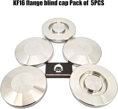 KF25 NW25 ISO-KF25 Flange Cap Flange Blind Flange Blank (Pack of 5 PCs, 316L) in Saudi Arabia