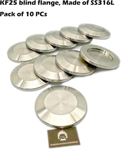 KF25 NW25 ISO-KF25 Flange Cap Flange Blind Flange Blank (Pack of 5 PCs, 316L) in Saudi Arabia