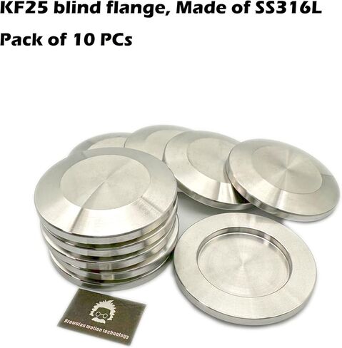 KF25 NW25 ISO-KF25 Flange Cap Flange Blind Flange Blank (Pack of 5 PCs, 316L) in Saudi Arabia