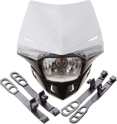 GOOFIT H4 12V 35W Universal Motorcycle Headlight Bulb Halogen Light Replacement for Supermoto Suzuki Kawasaki ATV Racer Dirt Pit Bike Green in Kuwait