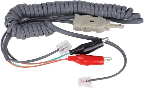 اختبار خط الهاتف، مجموعة كابل أداة Lineman لاختبار مؤخرة الهاتف مع موصلات ونجار للمكتب المنزلي، والمكالمات، ومعرف المتصل، واكتشاف الخط، ومجموعة اختبار الهاتف الاحترافية مع شاشة LCD in Saudi Arabia
