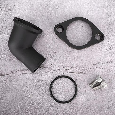 Acouto لSBC ترموستات الإسكان 15 درجة دوارة المياه الرقبة ترموستات الإسكان استبدال لSBC وBBC لمحركات تشيفي 283 302 305 327 350 400 396 427 454 502 8459BK سبائك الألومنيوم الأسود in Kuwait