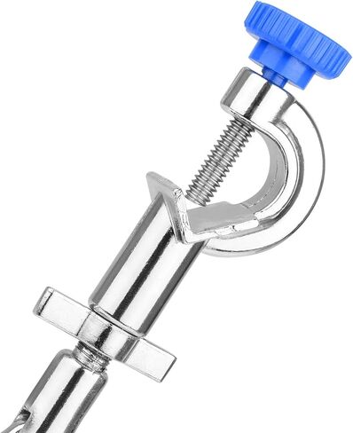 StonyLab 3 Prong Swivel Clamp، قوي 3 Prong Single ضبط متعدد الأغراض 360 درجة قطب المطاط المشبك مع رئيس رئيس للاستخدام المختبري in Saudi Arabia