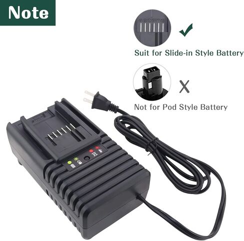 شاحن بطارية ليثيوم أيون WA3868 20 فولت بديل لـ Worx متوافق مع بطارية Worx 18V/20V WA3868 WA3520 WA3525 WA3512 WA3512.1 WA3522 WA3544 WA3742 WA3575 WA3578 شاحن بطارية ليثيوم أيون in Kuwait