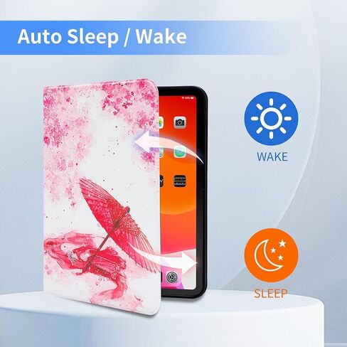 حافظة لجهاز iPad الجيل العاشر 2022، حافظة iPad 10.9 بوصة مع حامل أقلام، حافظة iPad 10 لجهاز A2696 A2757 A2777 حافظة iPad قابلة للتعديل مع خاصية النوم التلقائي، جلد PU (أسود) in Kuwait