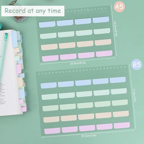 420 قطعة من عروات الفهرس اللاصقة، 0.47/0.98/1.77 بوصة، عروات لاصقة للكتب الملونة، أعلام علامات تبويب ملفات قابلة للكتابة وتغيير الوضع للكتب والمجلدات ومجلدات الملفات (موراندي) علامات تبويب الفهرس in Kuwait