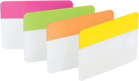 عروات Post-it® المتينة، 2 × 1 1/2 بوصة، ألوان متنوعة، 6 أعلام لكل وسادة، عبوة من 4 وسادات in Saudi Arabia