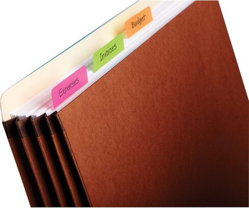 عروات Post-it® المتينة، 2 × 1 1/2 بوصة، ألوان متنوعة، 6 أعلام لكل وسادة، عبوة من 4 وسادات in Saudi Arabia