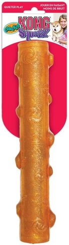 KONG - Squeezz Crackle Stick - Strong Indoor/Outdoor Dog Toy (Assorted Colors) - For Large Dogs in Saudi Arabia