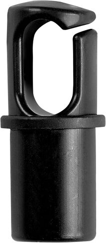 Upper Bounce Machrus Universal Trampoline Pole Cap Fits 1" or 1.5" Diameter Pole - Set of 12 - Black in Saudi Arabia