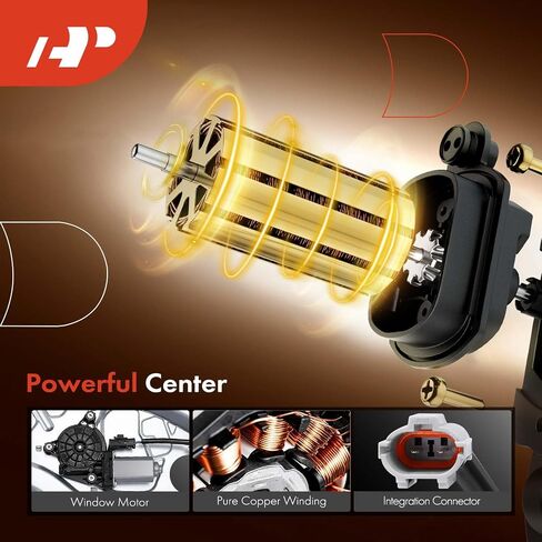 A-Premium Power Window Regulator with Motor Compatible with Hyundai Elantra 2009-2012 Front Left Fit for Hatchback only in Saudi Arabia