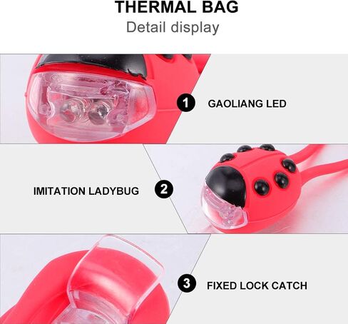 BESPORTBLE Kids Bike Ladybug Light Bicycle Light Front and Back Bike Headlight Scooters Light Silicone LED Bike Taillight for Girls Boys Children in Saudi Arabia