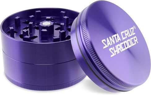 Santa Cruz Shredder Herb and Spice Grinder Made in USA (Large (2.7 Inch), Purple) in Saudi Arabia