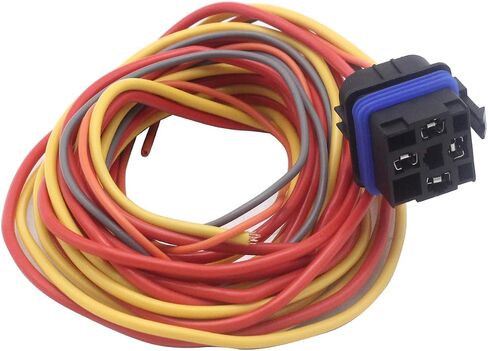 12V Dual Electric Cooling Fan Control Harness Wiring Kit 40 Amp Relay 185 On 165 Off in Saudi Arabia