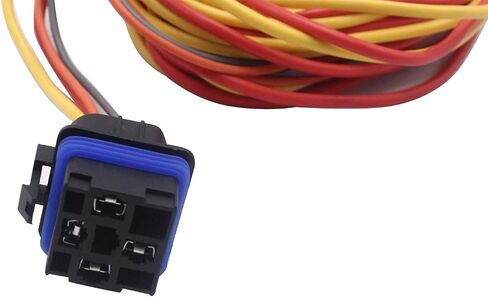 12V Dual Electric Cooling Fan Control Harness Wiring Kit 40 Amp Relay 185 On 165 Off in Saudi Arabia