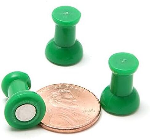 Magnetic Push Pins, Fun Colorful Push Pin Magnets, Perfect Fridge & Whiteboard Magnets, Magnetic Thumb Tacks for Office and Classroom - MapMagnets in Saudi Arabia