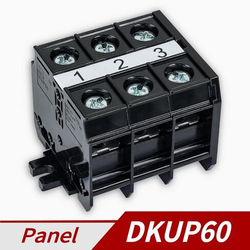 3 مجموعات من الكتل الطرفية 600 فولت 60 أمبير * 2 موضع لوحة تثبيت بصف مزدوج كتل شريط طرفية 20-6 AWG تصميم زنبركي لنطاق الأسلاك للتركيب السريع in Kuwait