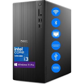 Dell 3060 PC Desktop Computer, i5-8400, 16GB RAM, 480GB SSD, New MTG 24 Inch Monitor,1080p Webcam, New Wireless Keyboard & Mouse, 16GB Flash Drive, Wi-Fi, 4 in 1 USB HUB Win 11 Pro (Renewed) in Saudi Arabia