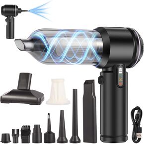 Portable Handheld car Vacuum Cleaner, 16000PA Vacuum Suction, Equipped with Two high-Efficiency Filters, Used for Cleaning car interiors, Sofas, pet Hair, and Small-Scale Garbage Stains in Saudi Arabia