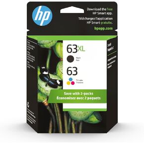 حبر HP 63XL ثلاثي الألوان الأصلي | يعمل مع HP DeskJet 1112 و2130 و3630 وHP ENVY 4510 و4520 Series وHP OfficeJet 3830 و4650 و5200 Series | مؤهلة للحصول على حبر فوري | F6U63AN in Kuwait