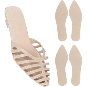Ultra Thin Pigskin Pointed Toe Shoes Inserts, Sweat-absorption, Anti-slip, Avoid Blister Corn Calluses, Barefoot/Sockless Cushion Insoles for High Heels Pumps Flats Sandals, 2 Pairs Mediuml 7.5-9 Size in Saudi Arabia