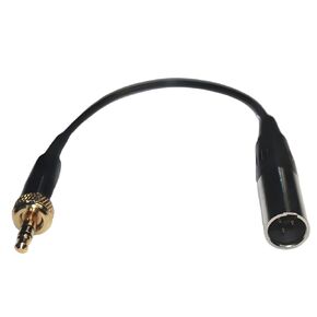 محول ميكروفون مكثف من Fitmics لجهاز إرسال الميكروفون اللاسلكي لـ AKG أنثى إلى Sennheiser Male in Kuwait