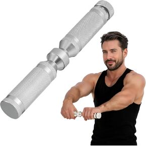 LIZAAL Forearm Strengthener, Adjustable All-Metal Grip Strength Trainer, Forearm Exerciser & Wrist Roller, Portable Forearm Strength Trainer for Hand, Wrist & Forearm Workout in Saudi Arabia