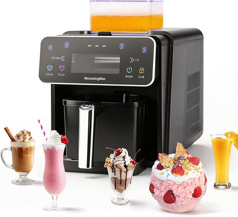 Slushie Machine, 4 IN 1 Shaved lce Machine & Slushie Machine & lce Cream Maker & Frozen Drink Machine, No Sugar Content Requirements, No Ice Needed, Auto-Clean, Perfect for Family, Parties in Saudi Arabia