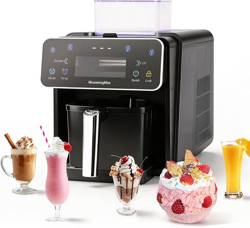 Slushie Machine, 4 IN 1 Shaved lce Machine & Slushie Machine & lce Cream Maker & Frozen Drink Machine, No Sugar Content Requirements, No Ice Needed, Auto-Clean, Perfect for Family, Parties in Saudi Arabia
