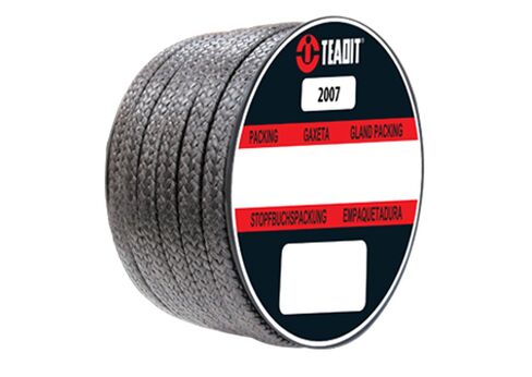 Lamons Sterling Seal and Supply (STCC) 2007.562x2 Teadit Style 2007 تعبئة مضفرة، PTFE موسع، جرافيت، 9/16 بوصة CS × 2 رطل بكرة in Kuwait