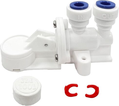 Max Water Leak Detector Automatic Shut-Off Valve – Stop Water Supply When Water Leaks for RO (Reverse Osmosis) and Under Sink Water Filtration System (Leak Detector Shut Off Valve 20 MM Pad) in Saudi Arabia