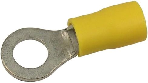Pico 1909PT 12-10 AWG (أصفر) أسلاك كهربائية معزولة بالفينيل المتوهج 3/8 "حلقات طرفية 25 لكل حزمة in Saudi Arabia