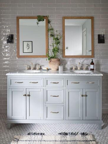 Moen Voss Brushed Nickel Two-Handle Widespread Bathroom Sink Faucet Trim Kit, Valve Included, TV6905BN in Saudi Arabia