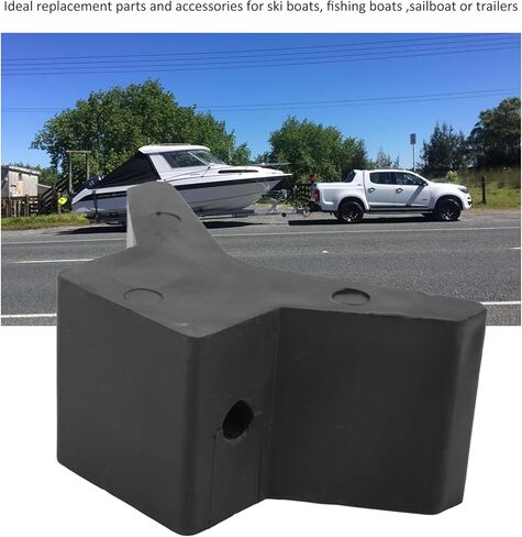 Rubber Bow Stop Black Bow Y Block Boat Trailer Bow Stop for Ski Boat Fishing Boat Sailboat Trailer in Saudi Arabia