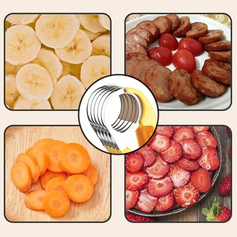 Multifunctional Fruit Slicer and Cutter Machine for Apple Grape Strawberry Banana Salad Cutter Tool for Cucumber Stainless Steel in Saudi Arabia