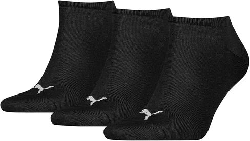 Mens and Ladies 3 Pair Puma Invisible Sneaker Socks Grey / Pink 2.5-5 in Saudi Arabia