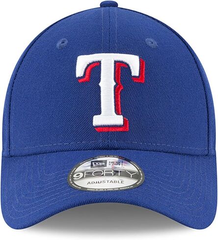 قبعة New Era للبالغين من الجنسين MLB The League 9FORTY البديل الأساسي بشعار قابل للتعديل مقاس واحد يناسب الجميع - تكساس رينجرز أزرق in Saudi Arabia