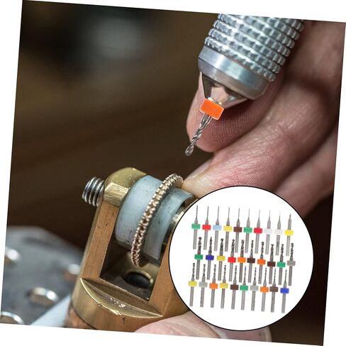Holibanna 30pcs Micro Drill Bits Set Assorted for Hand Drill Jewelry Making PCB Drilling Cobalt in Saudi Arabia