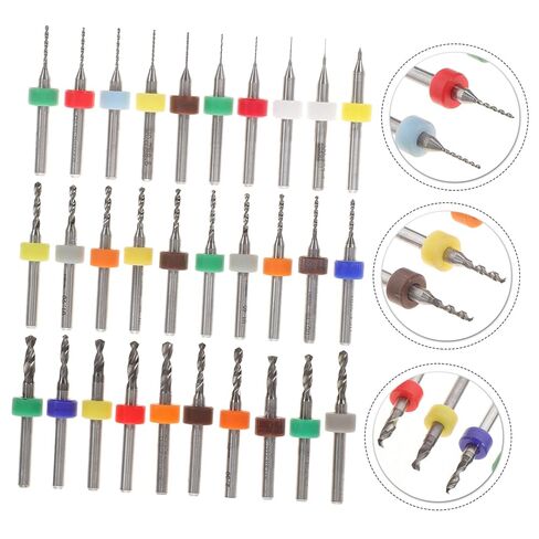 Holibanna 30pcs Micro Drill Bits Set Assorted for Hand Drill Jewelry Making PCB Drilling Cobalt in Saudi Arabia