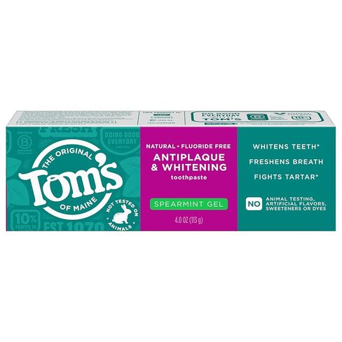 Toms of Maine Whitening Spearmint Gel Toothpaste, 4 OZ in Saudi Arabia
