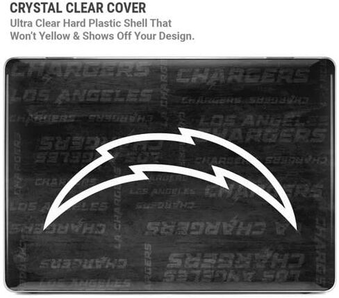 Skinit Case + Skin Compatible with MacBook Pro 16in (2021) - Officially Licensed NFL Los Angeles Chargers Black & White Design in Saudi Arabia