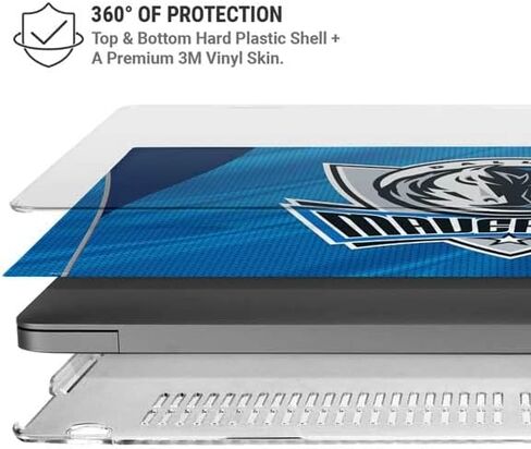 Skinit Case + Skin Compatible with MacBook Pro 16in (2021) - Officially Licensed NBA Dallas Mavericks Jersey Design in Saudi Arabia