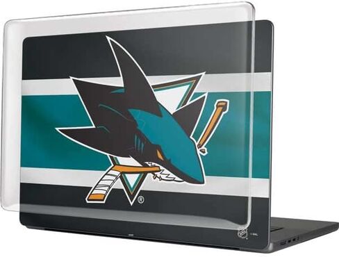 Skinit Case + Skin Compatible with MacBook Pro 16in (2021) - Officially Licensed NHL San Jose Sharks Jersey Design in Saudi Arabia