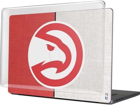 حافظة Skinit + غلاف متوافق مع جهاز MacBook Pro 16in (2021) - تصميم قماشي مرخص رسميًا من NBA Atlanta Hawks in Saudi Arabia