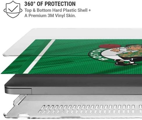 Skinit Case + Skin Compatible with MacBook Pro 16in (2021) - Officially Licensed NBA Boston Celtics Design in Saudi Arabia