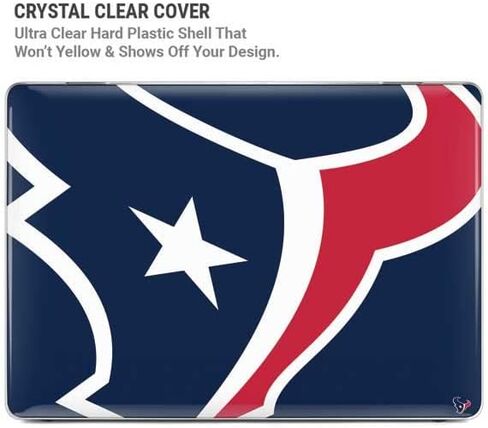 Skinit Case + Skin Compatible with MacBook Pro 16in (2021) - Officially Licensed NFL Houston Texans Large Logo Design in Saudi Arabia